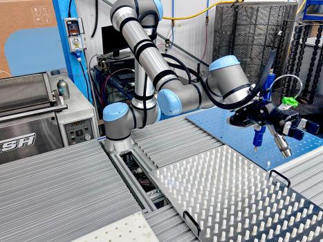 1) In a £100 thousand investment, Wallwork Group has introduced a UR Cobot to their vacuum braze line in Cambridge